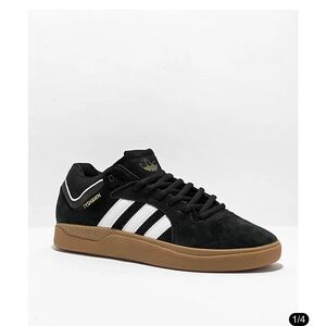 Adidas Black and White Skate Shoes